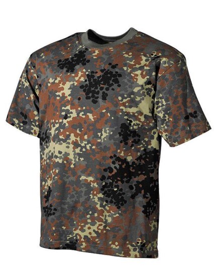 MFH Camouflage T-skjorte for barn Grønn, Brun