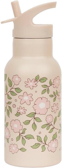 A Little Lovely Company Vannflaske Blomster 350 ml Rosa
