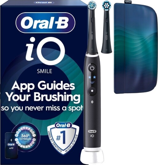 Oral-B iO6 Smile Limited Edition elektrisk tannbørste svart