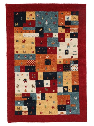 Håndknyttet. Opphav: India Gabbeh Indisk Fine Teppe 100x150