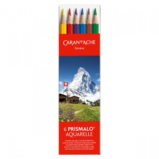 Caran d'Ache Prismalo Akvarellblyanter 6-set