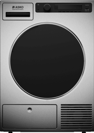 Asko Professional 7kg Kondenstrommel TDC1772CCS med Display og Utsatt Start