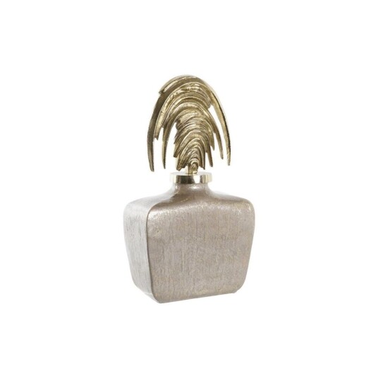 Dkd Home Decor Vase Dkd Home Decor Krystall Beige Gyllen Aluminium (28 X 11 X 45 Cm)