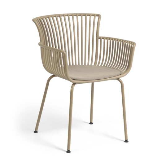 Kave Home Surpika Utestol Beige 4stk