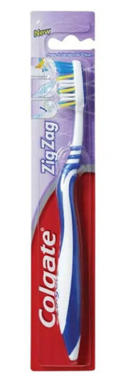 Colgate ZigZag tannbørste medium