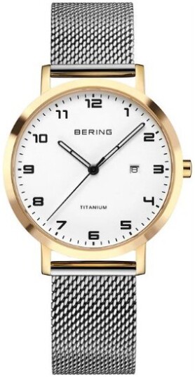 Bering Dameklokke 18634 010 Classic Hvit/Titan Ø34 mm