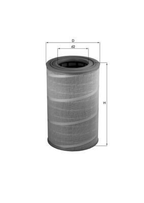 Luftfilter MAHLE ORIGINAL LX 612