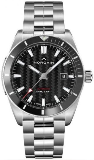 Norqain Herreklokke N1000C01A/B101/102S Adventure Sort/Stål Ø42 mm
