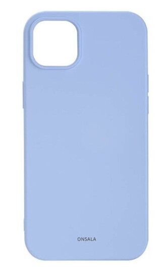 Onsala Silikon Mobildeksel Light Blue til iPhone 14 Plus