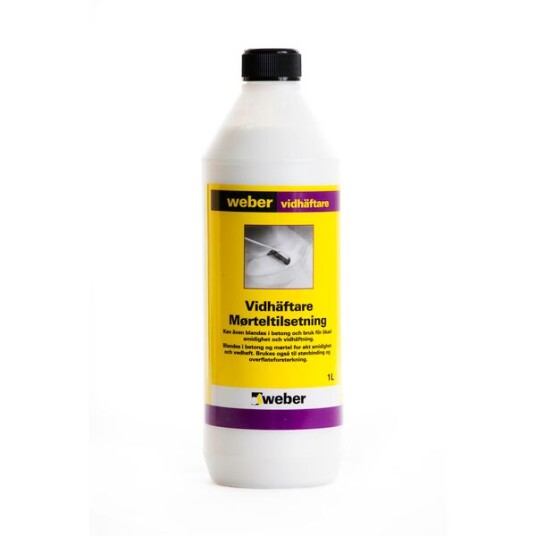 Weber Saint Gobain Weber Mørteltilsetning 1l Weber Saint Gobain Weber Mørteltilsetning 1l