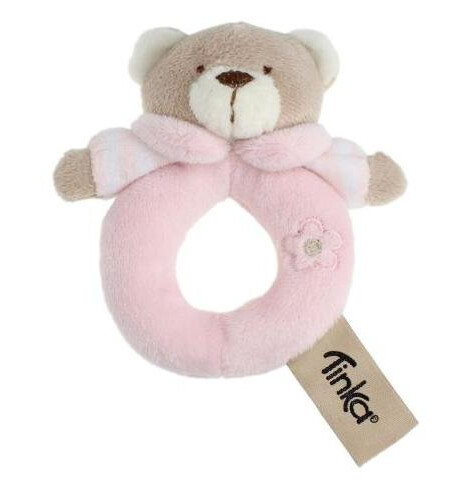 Rangle bamse 10 cm rosa