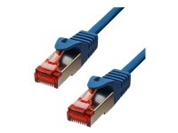 ProXtend - Koblingskabel - RJ-45 (hann) til RJ-45 (hann) - 10 m - 5.8 mm - foliebelagt uskjermet tvinnet kabelpar (F/UTP) - CAT 6 - halogenfri, uten hindringer, flertrådet - blå