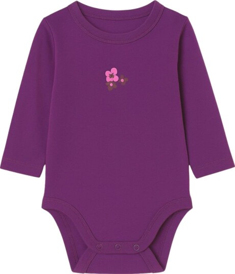 Pippi   Body Lilla blomster