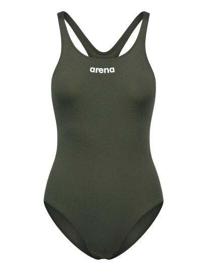 Arena Women"s Team Swimsuit Swim Pro Solid Khaki green 36