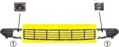 VAN WEZEL 5878590 Ventilasjonsgitter