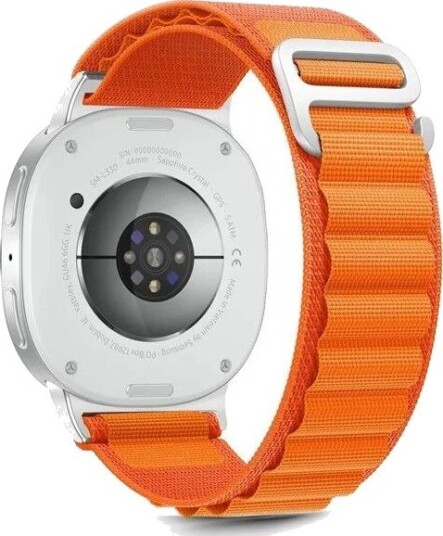 Tech-Protect Nylon Stripe Strap for Samsung Galaxy Watch 40 / 44 / 46 mm - Orange