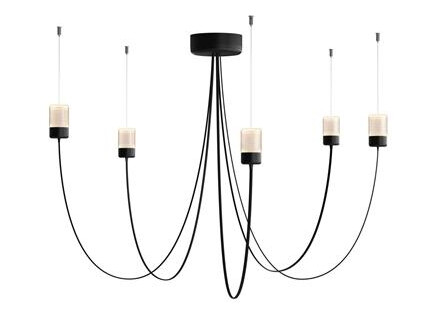 Moooi Gravity 5 Taklampe Sort