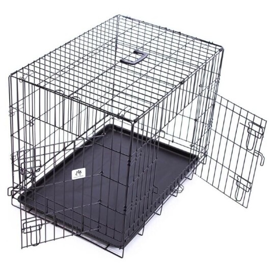 Canem Sammenleggbart Stålbur for Hund Str. 2 - 62x47x55 cm