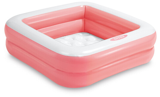 Oppblåsbart barnebasseng 57100 INTEX Rosa Oppblåsbart barnebasseng 57100 INTEX Rosa