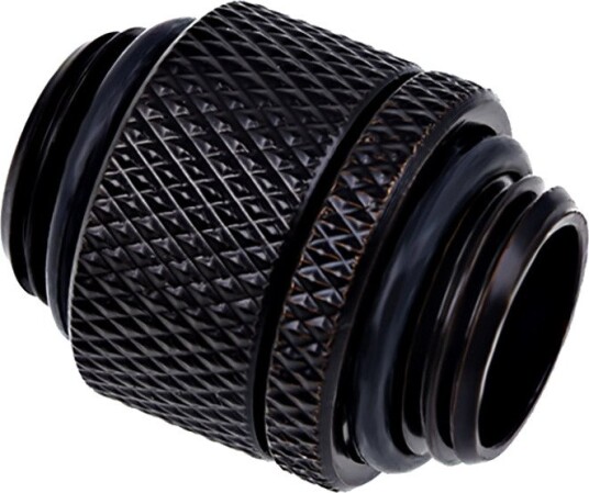 Alphacool G1/4 Dobbel kobling til vannkjøling roterbar svart