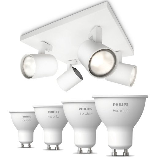 Philips Hue Runner spotter i tak 4 White pærer