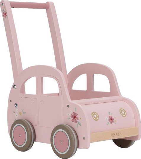 Little Dutch Little Dutch - Gåvogn Bil - Pink - Pink - ONE SIZE Little Dutch Little Dutch - Gåvogn Bil - Pink - Pink - ONE SIZE