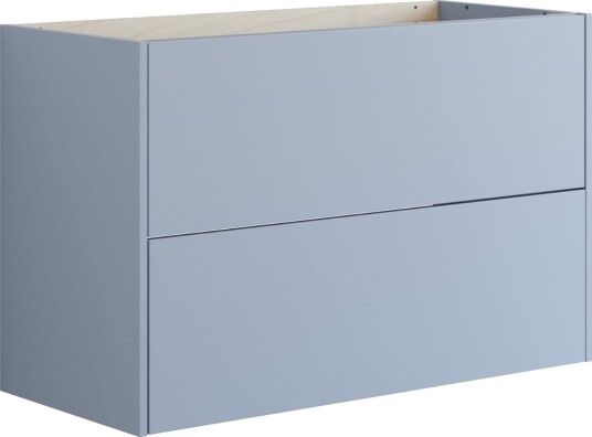 Dansani Inzo Classic Servantskap 2 Skuff B60 120xh64xd44cm Stripet / Lyseblå Matt 100cm