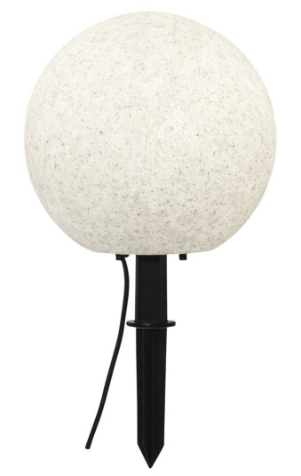 STAR TRADING 803-92 STONE UTELAMPE 30 CM, GRÅ