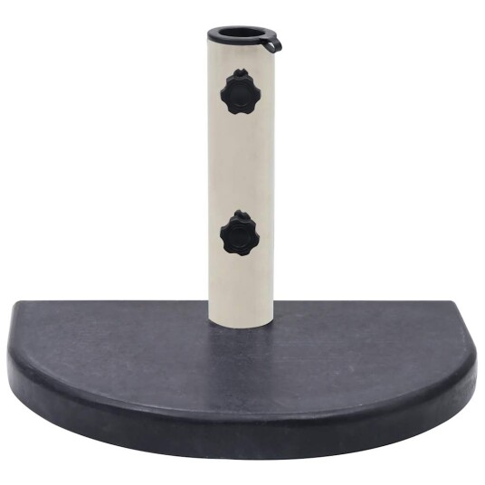 vidaXL Parasollfot svart 40x28x4 cm granitt