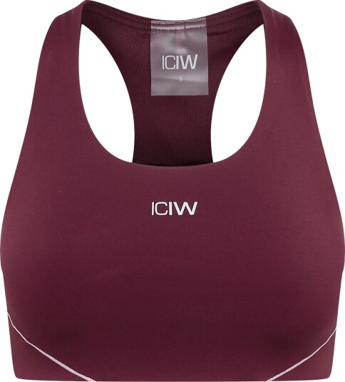 ICANIWILL Mirage Cardio Mid Support Sports Bra W DARK MAHOGANY S