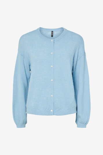 Pieces Kardigan pcNaomi LS O neck Knit Cardigan Blå