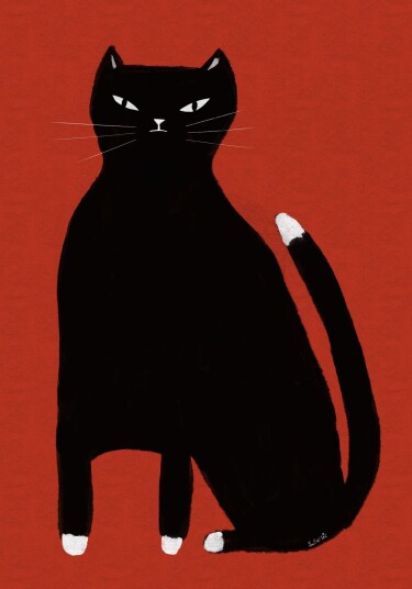 Namly Design Plakat Svart Katt Kunstverk POSTERMRLYIV