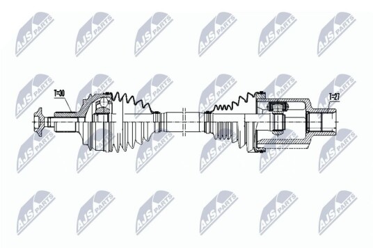 Nty Drivaksel NTY NPW ME 077 Nty Drivaksel NTY NPW ME 077