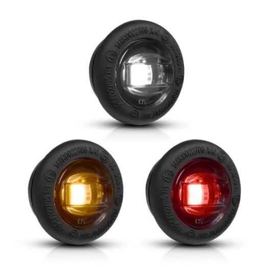 Posisjonslys PURELUX Spectre 3X Flash   12/24V / 2W / 19 mm Oransje