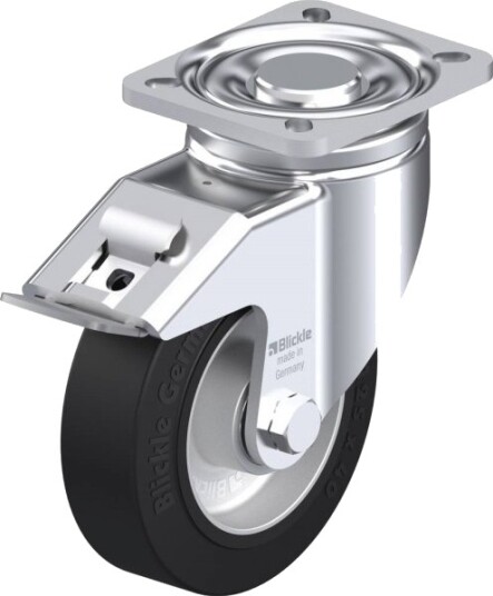 Blickle 612382 Lh-Alev 125K-1-Fi Styrehjul Med Brems Hjul Ø125 Mm Bæreevne Maks. 250 Kg 1 Stk