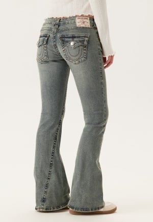 True Religion Joey Low Rise Flare Flap Medium Vintage 27