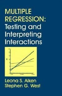 Multiple Regression Av Leona S. Aiken, Stephen G. West