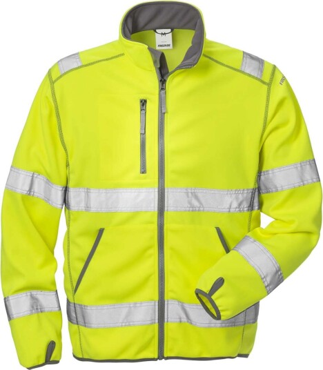 Fristads Softshelljacka 4840 Ssl, Klass 3 Varsel Gul S Fristads Softshelljacka 4840 Ssl, Klass 3 Varsel Gul S