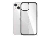 PanzerGlass ClearCase MagSafe for Apple iPhone 14 - Svart - Herdet Glass og 100 % Resirkulert Materiale