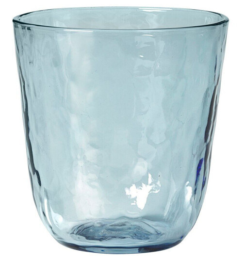 Broste Copenhagen Hammered vannglass 33,5 cl Bl?