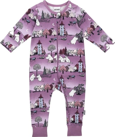 MOOMIN Månskensnatt Pyjamas Purple 74