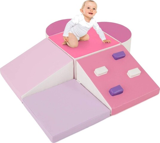 Northix Sett Med Skumklatreklosser For Barn 6 Deler Rosa Northix Sett Med Skumklatreklosser For Barn 6 Deler Rosa