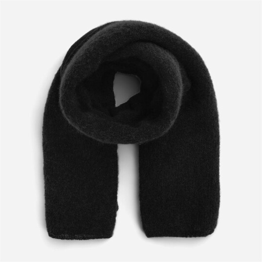 Natura Cashmere Basic Scarf Susanna - Black Sort OS Natura Cashmere Basic Scarf Susanna - Black Sort OS