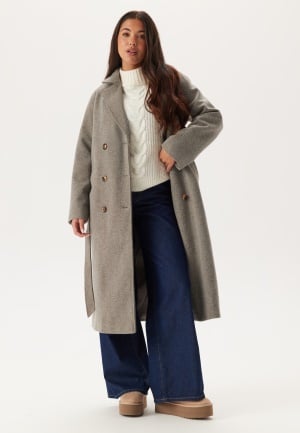 Pieces Pcmarbel Long Coat Morel L