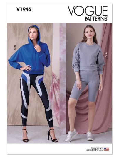 Vogue 1945 - Treningstøy STRL: A (A-B-C-D-E-F-G-H-I-J)