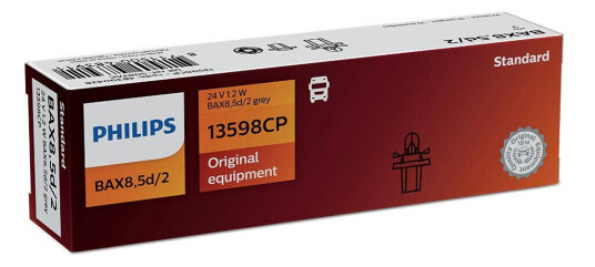 Philips pære 8,5d/2 Grey Bax 10 pakning