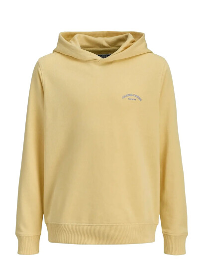 Jack & Jones Jjcollege Logo Sweat Hood Jnr Yellow 164