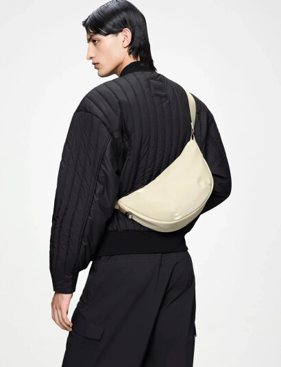 Rains Valera Shoulder Bag W3   Cream   ONE SIZE