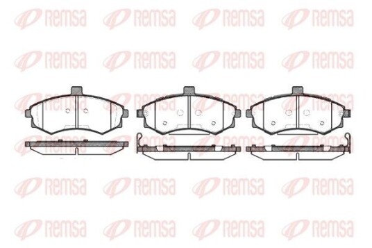 Bremseklosser REMSA 0893.02