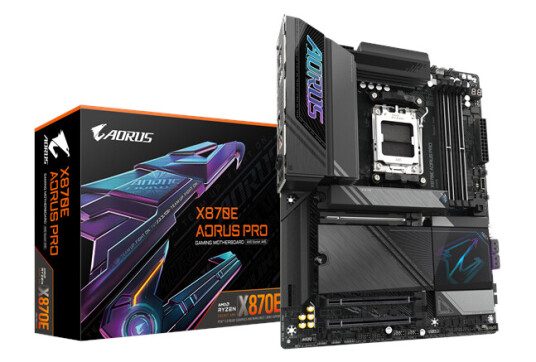 Gigabyte X870E AORUS PRO ATX Hovedkort med DDR5 og Wi-Fi 7 Gigabyte X870E AORUS PRO ATX Hovedkort med DDR5 og Wi-Fi 7
